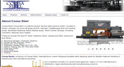 Desktop Screenshot of coosasteel.com